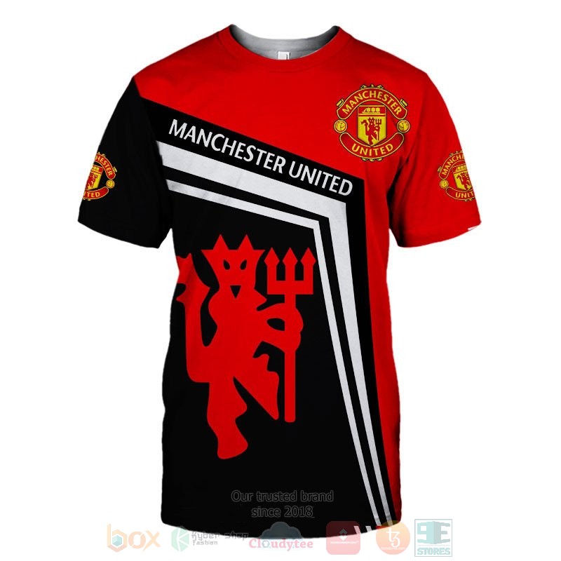 Manchester United Red Black T-Shirt V5 Manchester United Red Black T-Shirt V5