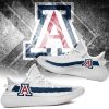 NCAA Arizona Wildcats White Blue Yeezy Boost Sneakers