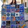 NCAA Boise State Broncos Blue Orange Limited Quilt Blanket