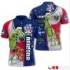 NCAA Arizona Wildcats The Grinch Ugly Christmas Polo Shirt