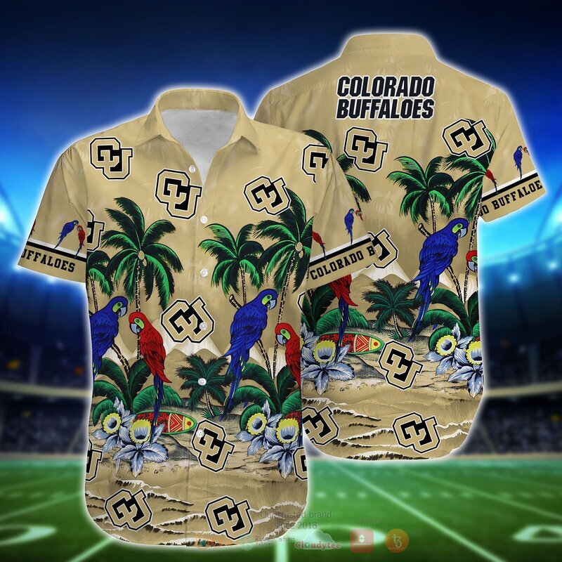 NCAA Colorado Buffaloes Parrot Hawaiian Shirt NCAA Colorado Buffaloes Parrot Hawaiian Shirt
