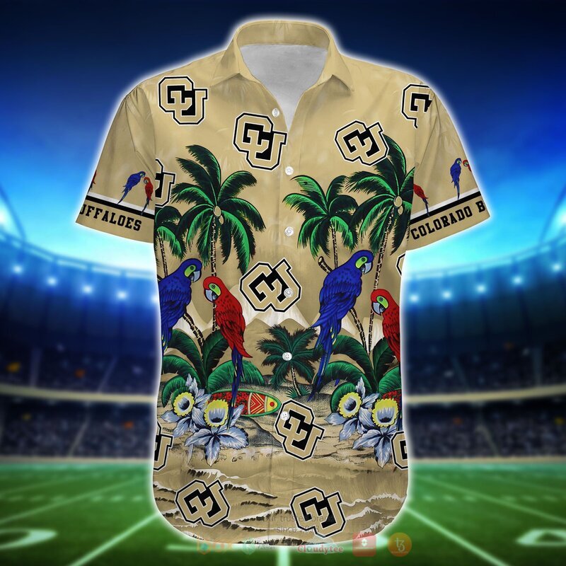 NCAA Colorado Buffaloes Parrot Hawaiian Shirt NCAA Colorado Buffaloes Parrot Hawaiian Shirt