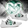NCAA Colorado State Rams White Scratch Yeezy Boost Sneakers