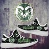 NCAA Colorado State Rams Green Black Lightning Yeezy Boost Sneakers