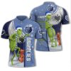 NBA Memphis Grizzlies Blue Black The Grinch Ugly Christmas Polo Shirt