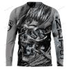 NBA Brooklyn Nets Custom Name Number Skull Jersey Sweatshirt