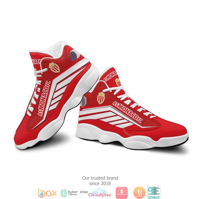 AS Monaco Red Air Jordan 13 Shoes