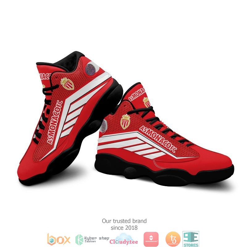 AS Monaco Red Air Jordan 13 Shoes