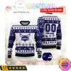 NBA Charlotte Hornets Custom Name Number White Purple Sweater
