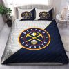 NBA Denver Nuggets Blue White Bedding Set