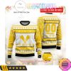 Hellas Verona FC Custom Name Number White Yellow Ugly Christmas Sweater