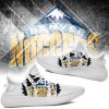 NBA Denver Nuggets White Scratch Yeezy Boost Sneakers