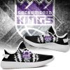 NBA Sacramento Kings Black Scratch Yeezy Boost Sneakers