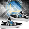 NBA Golden State Warriors Black Scratch Yeezy Boost Sneakers