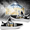NBA Denver Nuggets Black Scratch Yeezy Boost Sneakers