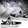 NBA Charlotte Hornets Black Scratch Yeezy Boost Sneakers