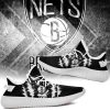 NBA Brooklyn Nets Black Scratch Yeezy Boost Sneakers