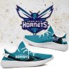 NBA Charlotte Hornets Teal Black Arrow Yeezy Boost Sneakers