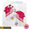 RB Leipzig Bundesliga Die Roten Bullen Red White Hawaiian Shirt