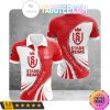 Stade de Reims Red White Polo Shirt