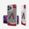 MLB Arizona Diamondbacks Custom Name Clear Design Phone Case