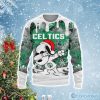 NBA Boston Celtics White Green Snoopy Dabbing Ugly Christmas Sweater