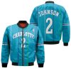 NBA Charlotte Hornets Custom Name Number Teal Bomber Jacket