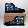 NBA Charlotte Hornets Teal Black Horror Halloween High Top Shoes