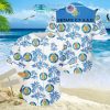 Getafe CF Coconut Tree White Blue Baseball Jersey
