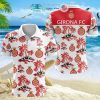 Girona FC Coconut Tree Red White Polo Shirt