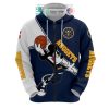 NBA Denver Nuggets Mickey Slam Dunk Zip Up Hoodie