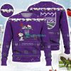 NBA Sacramento Kings Purple Snoopy Ugly Christmas Sweater