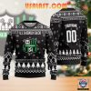 US Sassuolo Calcio Custom Name Number Black Version Ugly Christmas Sweater