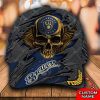 MLB Milwaukee Brewers Skull Custom Name Classic Cap