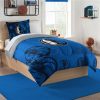 NBA Dallas Mavericks Blue Black Hexagon Bedding Set