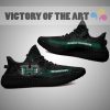 NCAA Hawaii Rainbow Warriors Black Star Yeezy Boost Sneakers