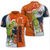 NCAA Syracuse Orange The Grinch Christmas Polo Shirt