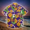 NBA Los Angeles Lakers Golden Hibiscus Green Leaves Hawaiian Shirt