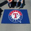 MLB Texas Rangers Blue Rectangle Ulti Rubber Doormat