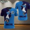 NBA Dallas Mavericks Blue Mascot Scratch T-Shirt
