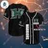 NCAA Hawaii Rainbow Warriors Custom Name Black Baseball Jersey