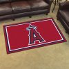 MLB Los Angeles Angels Red Rubber Doormat
