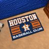 MLB Houston Astros Full Team Logo Rubber Doormat