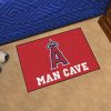MLB Los Angeles Angels Man Cave Rubber Doormat