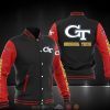 NCAA Georgia Tech Yellow Jackets Black Red Baseball Jacket