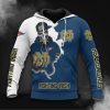 NCAA Georgia Tech Yellow Jackets Skull Pullover Hoodie