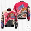NBA Los Angeles Clippers Red Cream Flying Basket Ball Bomber Jacket