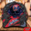 MLB Cleveland Indians Skull Custom Name Classic Cap