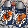 MLB Detroit Tigers Ripped Claw Custom Name Crocs