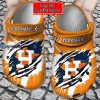 MLB Houston Astros Ripped Claw Custom Name Crocs